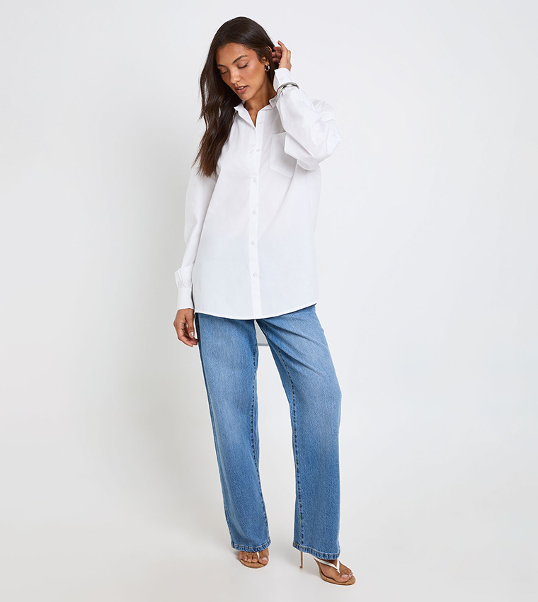 boohoo  Shirts - White Shirts