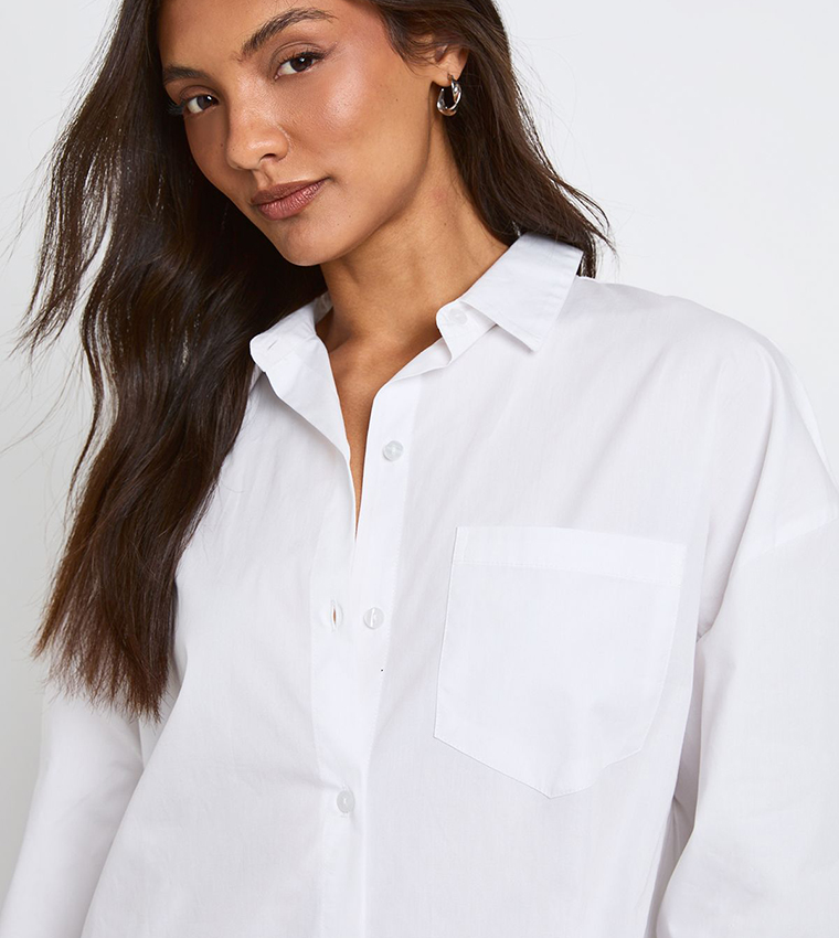 boohoo  Shirts - White Shirts