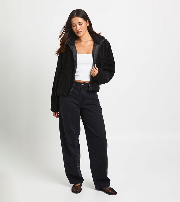 boohoo  Casual Jackets - BLACK Casual Jackets
