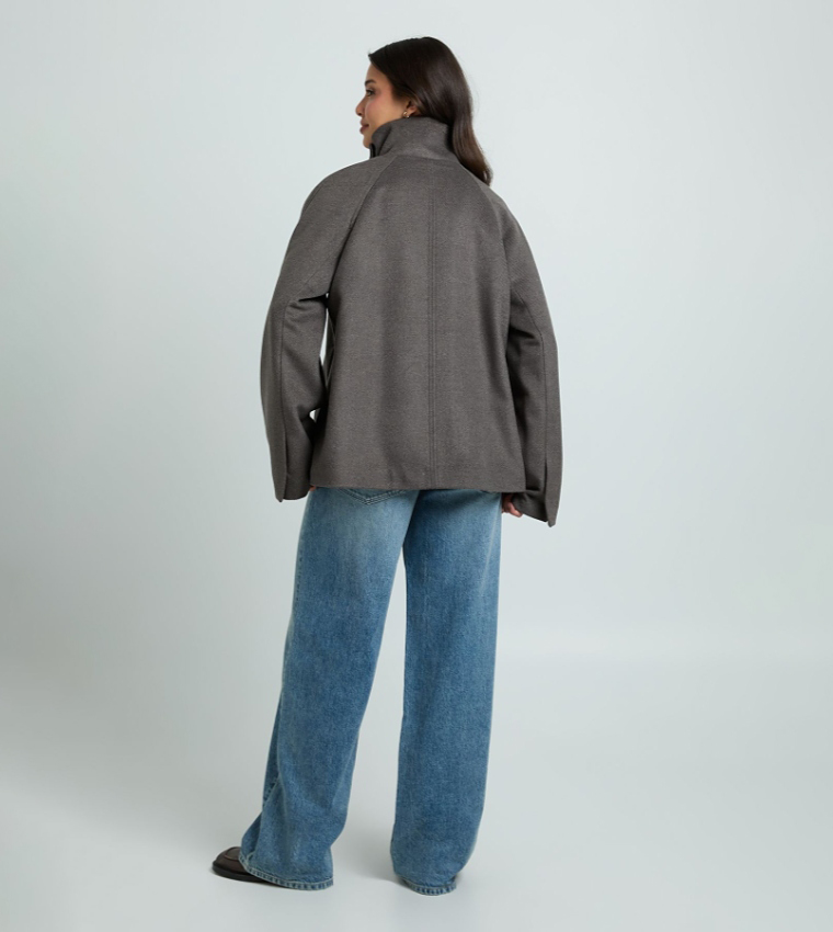 boohoo  Casual Jackets - Grey Casual Jackets
