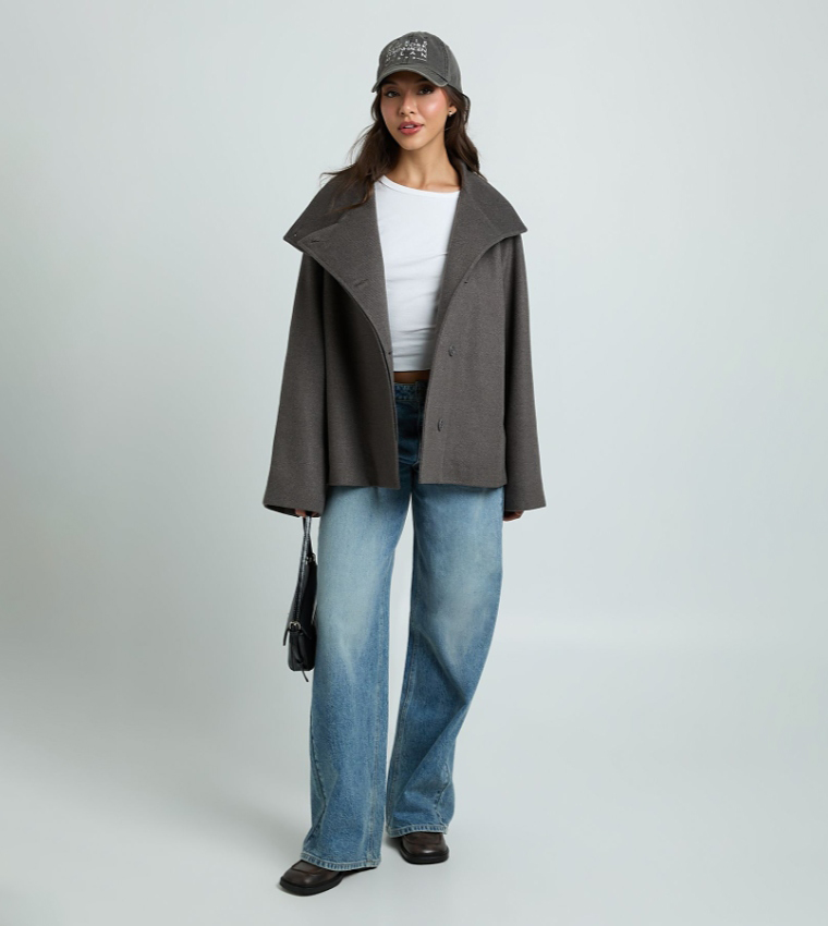 boohoo  Casual Jackets - Grey Casual Jackets