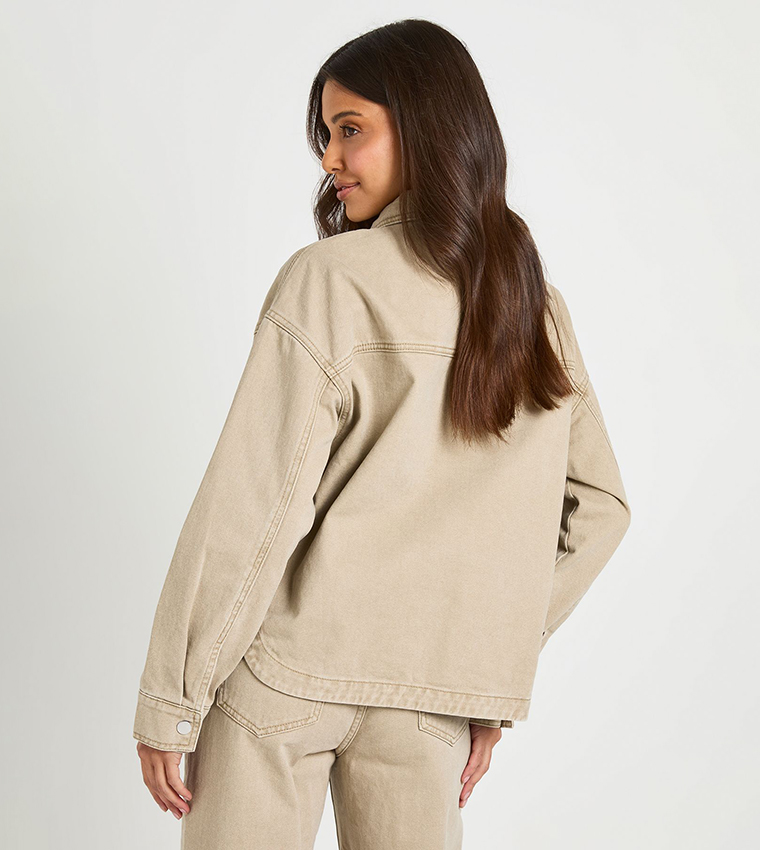 Solid Oversized Shacket