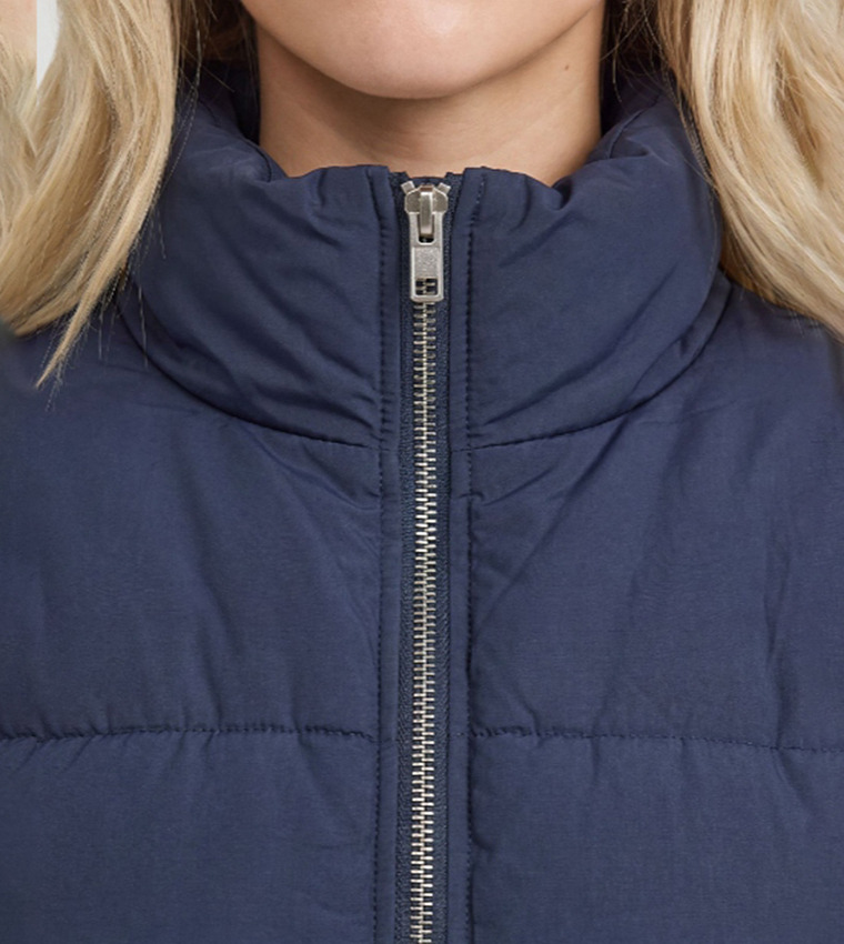 Funnel Neck Puffer Jacket
