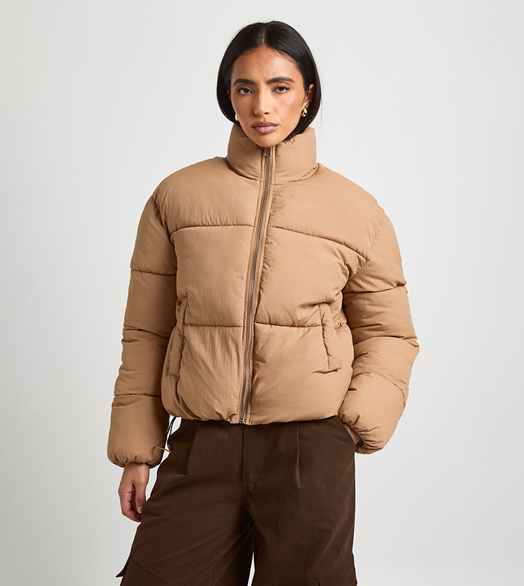 boohoo  Casual Jackets - Beige Casual Jackets