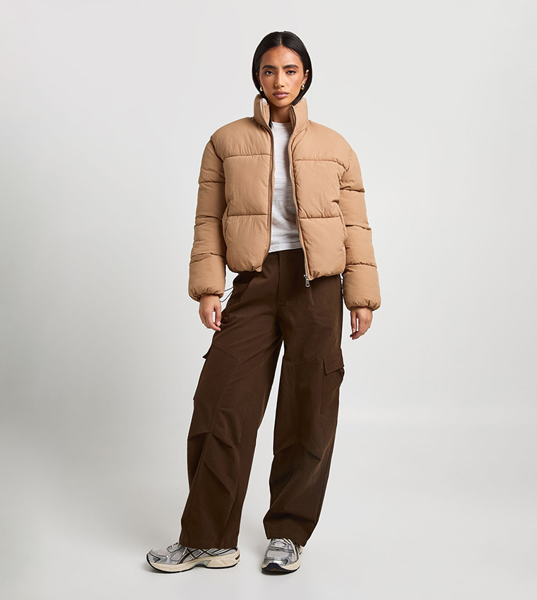 boohoo  Casual Jackets - Beige Casual Jackets