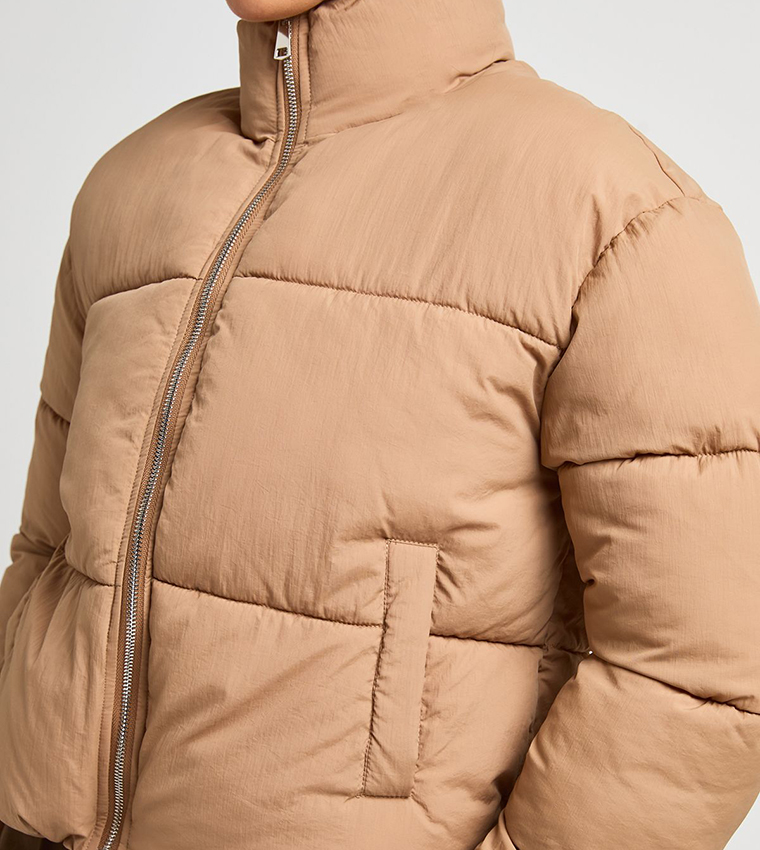 boohoo  Casual Jackets - Beige Casual Jackets