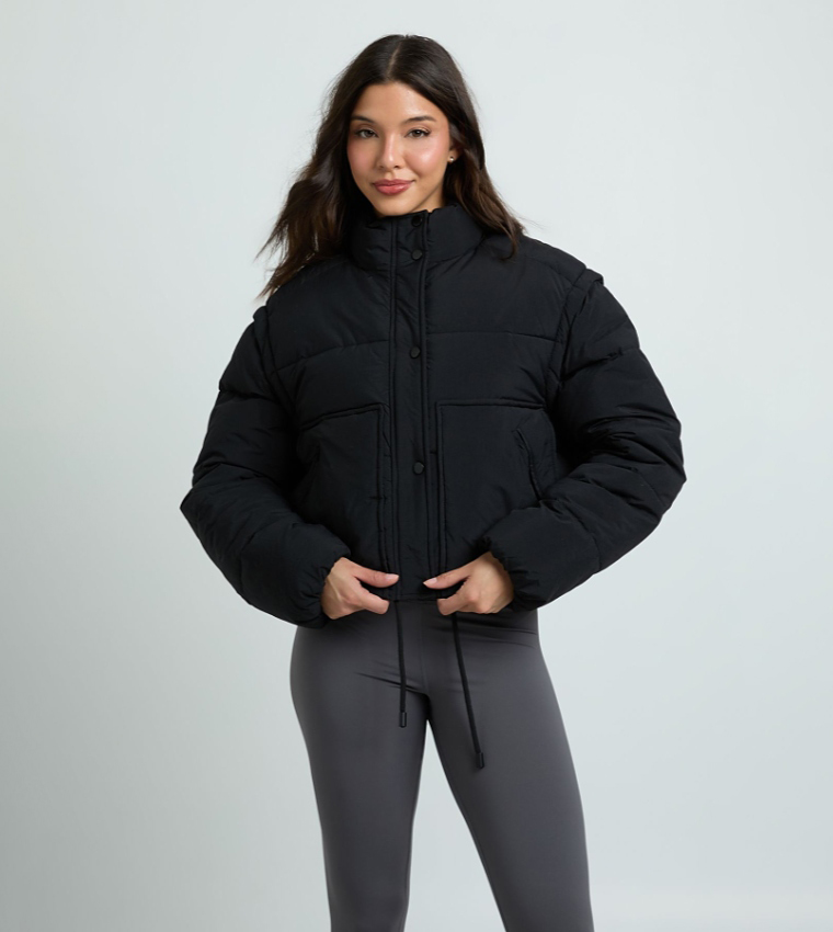 High Neck Puffer Jacket
