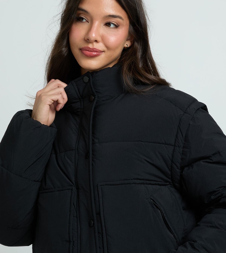 High Neck Puffer Jacket