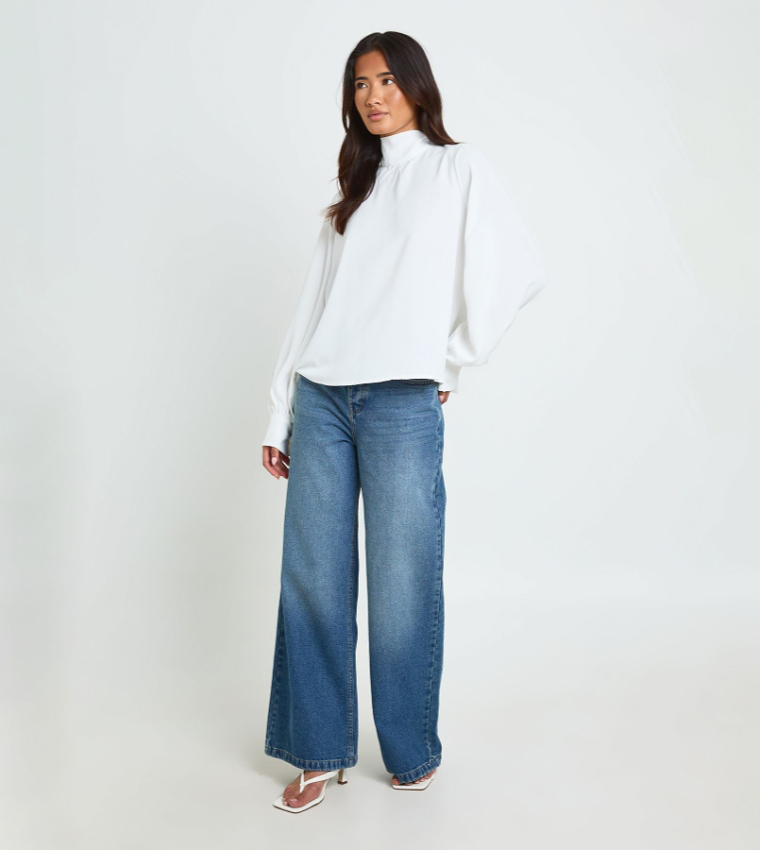 بوهو  توبات كاجوال  - أبيض Casual Tops
