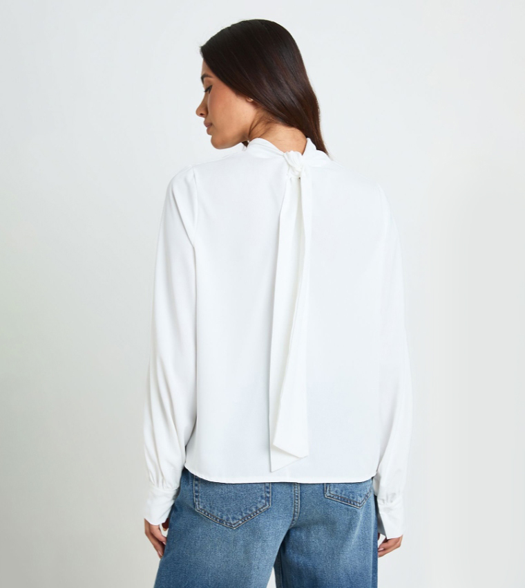 بوهو  توبات كاجوال  - أبيض Casual Tops