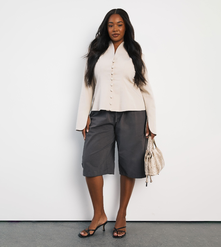Curve Twill Cargo Shorts