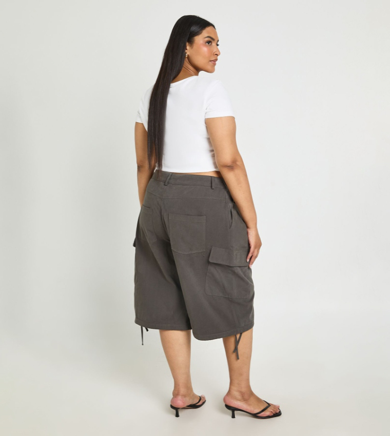Curve Twill Cargo Shorts