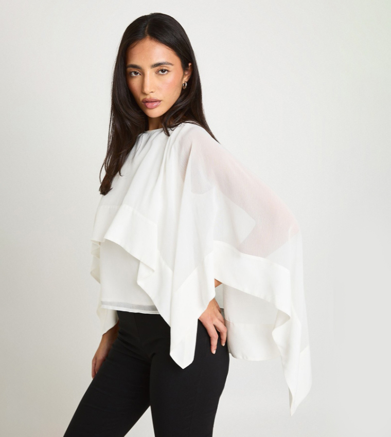 بوهو  توبات كاجوال  - أبيض Casual Tops