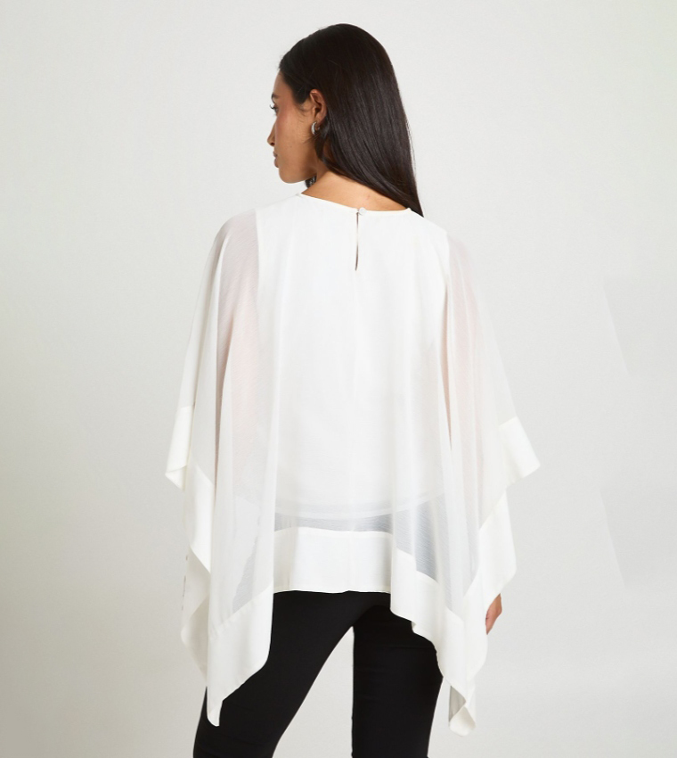 بوهو  توبات كاجوال  - أبيض Casual Tops