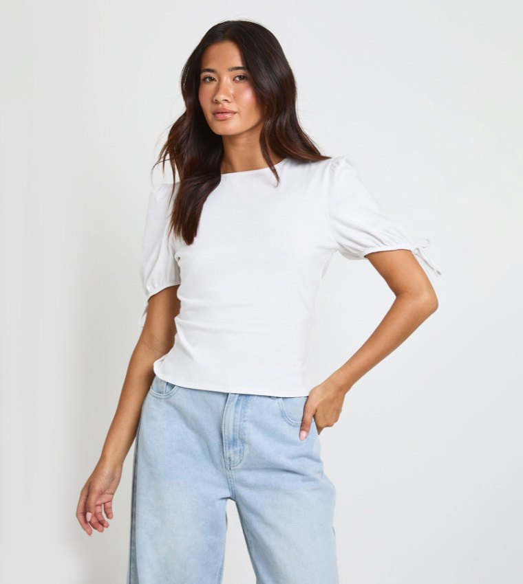 boohoo  Casual Tops - White Casual Tops
