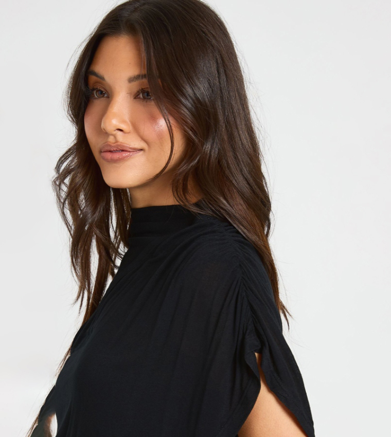 بوهو  توبات كاجوال  - أسود Casual Tops