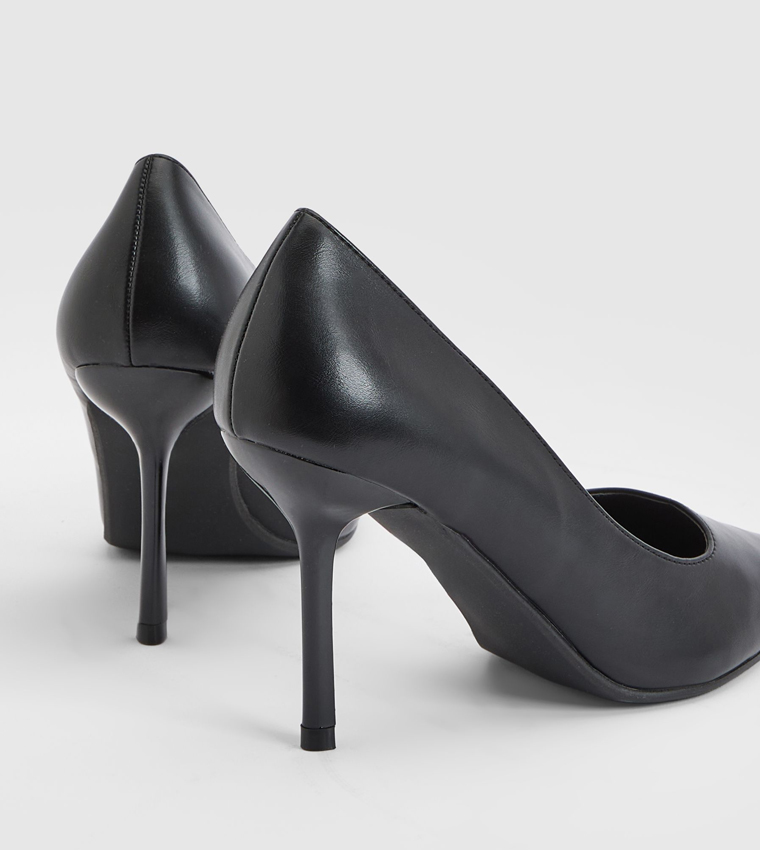 Squared Chisel Toe Pumps