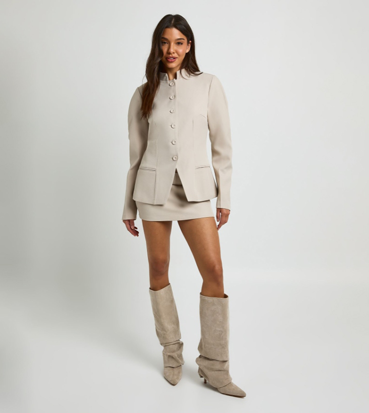 boohoo  Blazers - Beige Blazers
