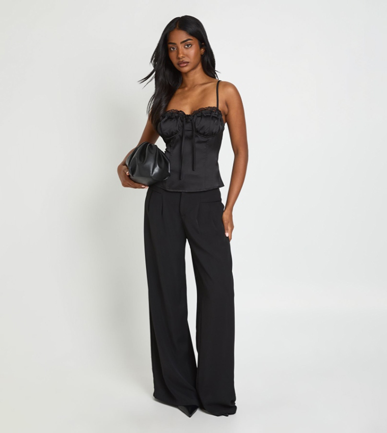 Ruched Bust Corset Top