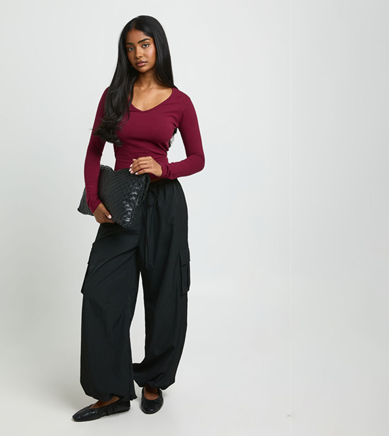 بوهو  توبات كاجوال  - أحمر Casual Tops
