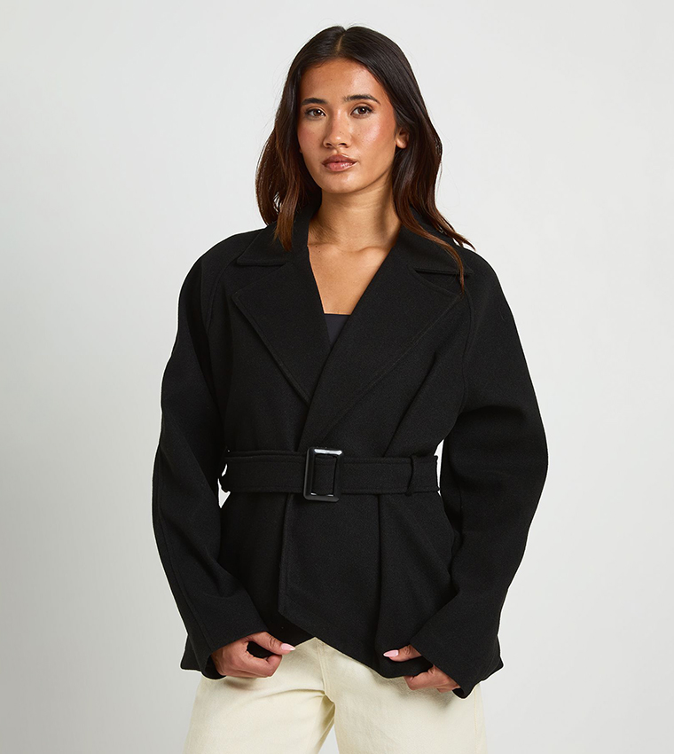 boohoo  Overcoats - BLACK Overcoats