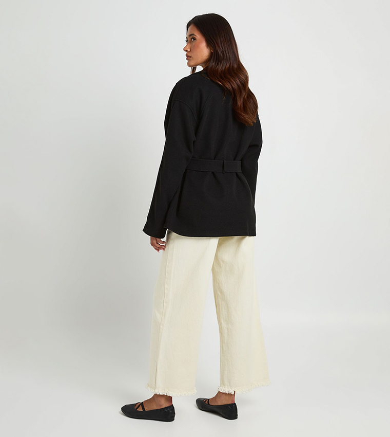boohoo  Overcoats - BLACK Overcoats