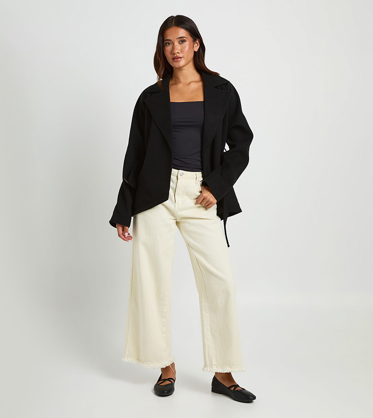 boohoo  Overcoats - BLACK Overcoats