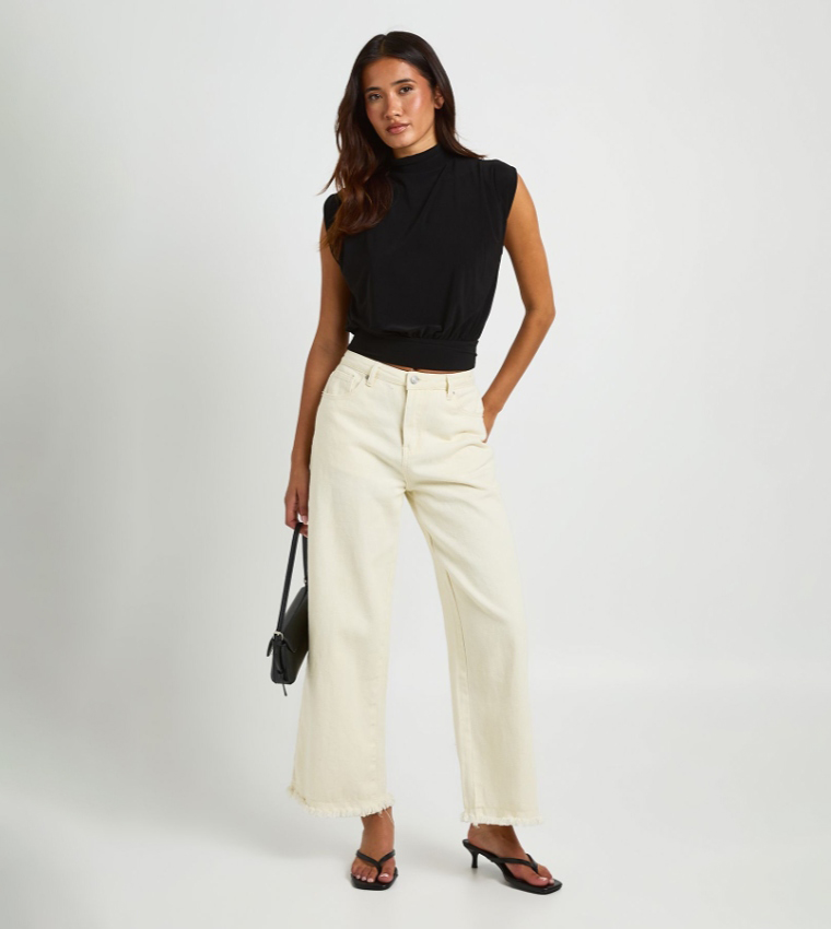boohoo  Cropped Tops - BLACK Cropped Tops
