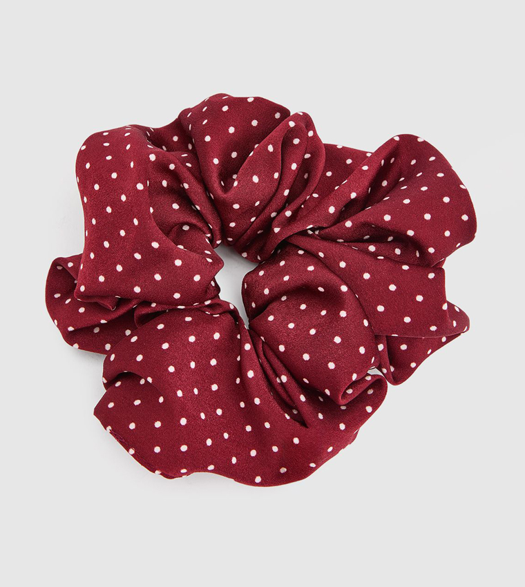 Polka Dots Oversized Scrunchie