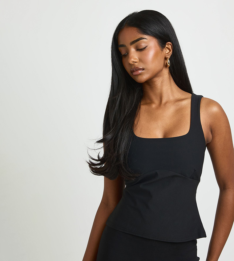 boohoo  Sleeveless Tops - BLACK Sleeveless Tops