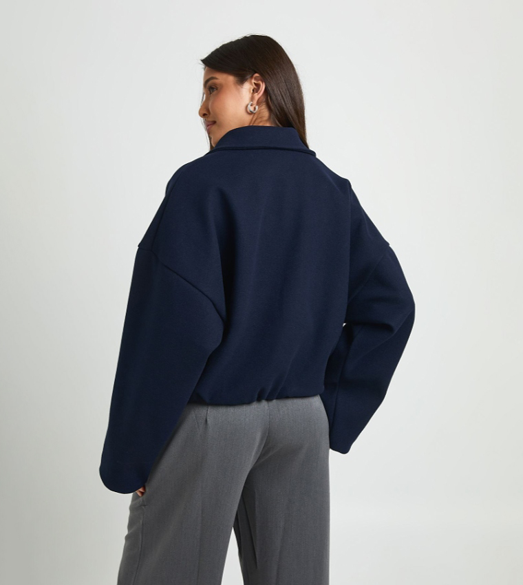 boohoo  Casual Jackets - Navy Casual Jackets