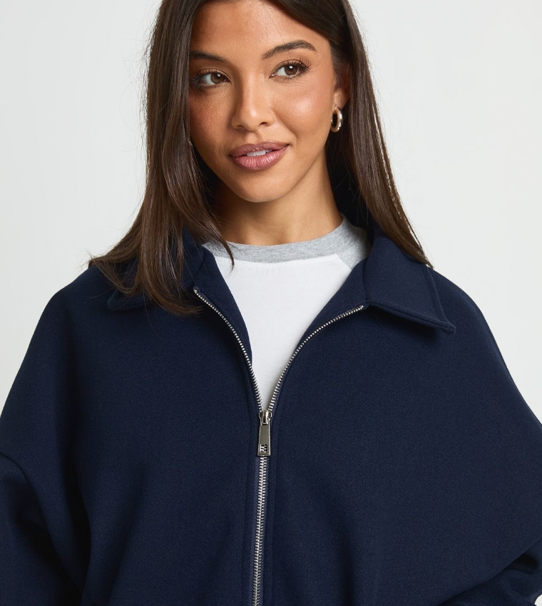 boohoo  Casual Jackets - Navy Casual Jackets