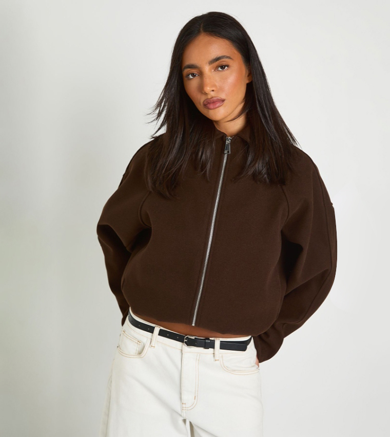 boohoo  Casual Jackets - Brown Casual Jackets