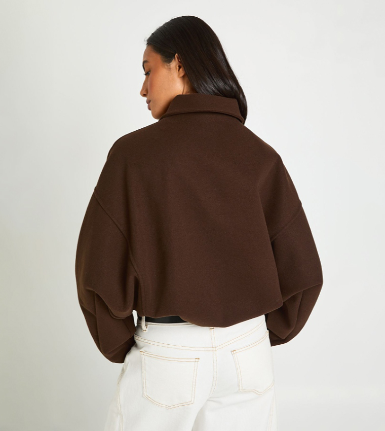 boohoo  Casual Jackets - Brown Casual Jackets