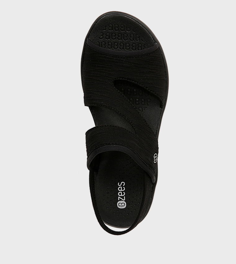 CLEO Textured Slingback Comfort Sandals