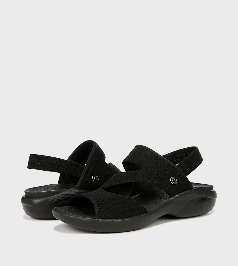 CLEO Textured Slingback Comfort Sandals