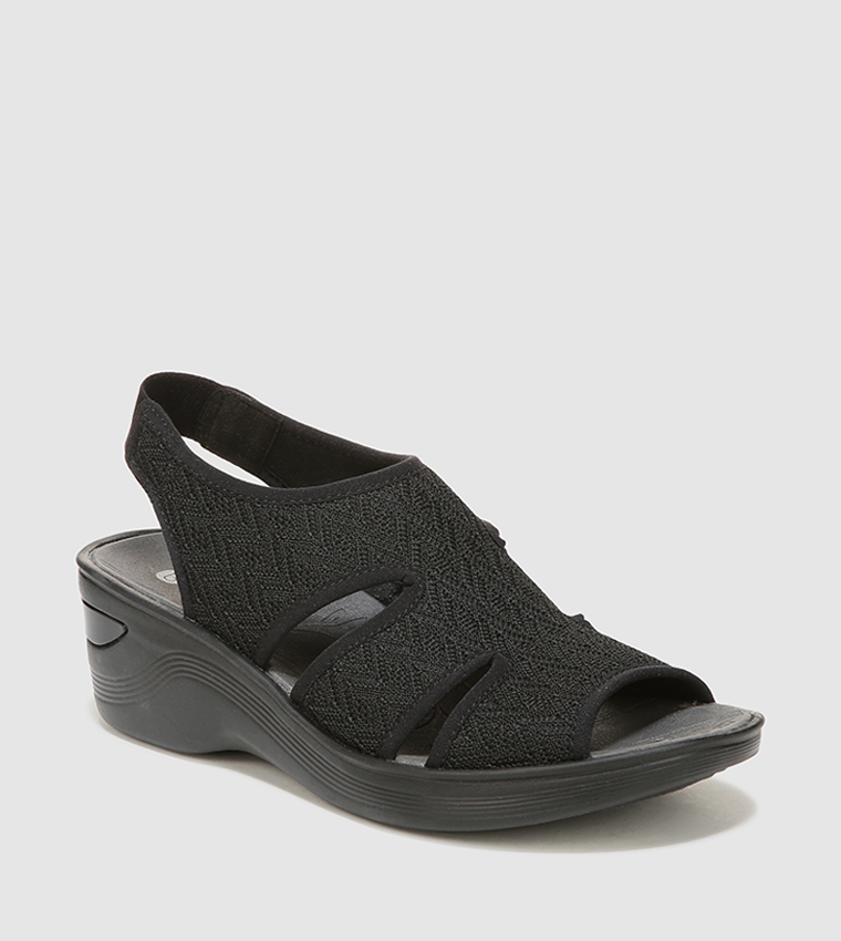 DAYTO Caged Slingback Platform Sandals
