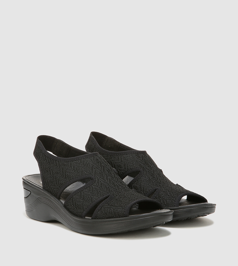 DAYTO Caged Slingback Platform Sandals