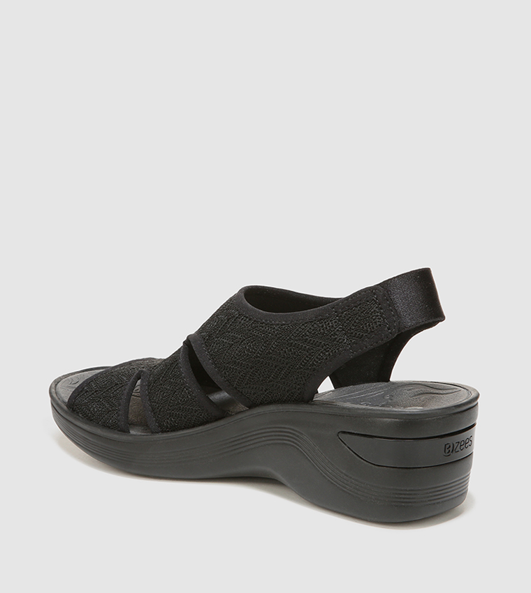 DAYTO Caged Slingback Platform Sandals