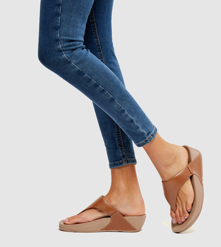 Lulu Leather Toe Post