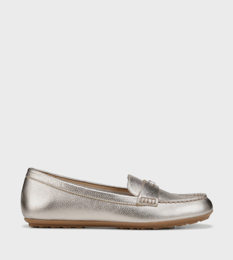 EVIE-1 Monogram Detail Loafers