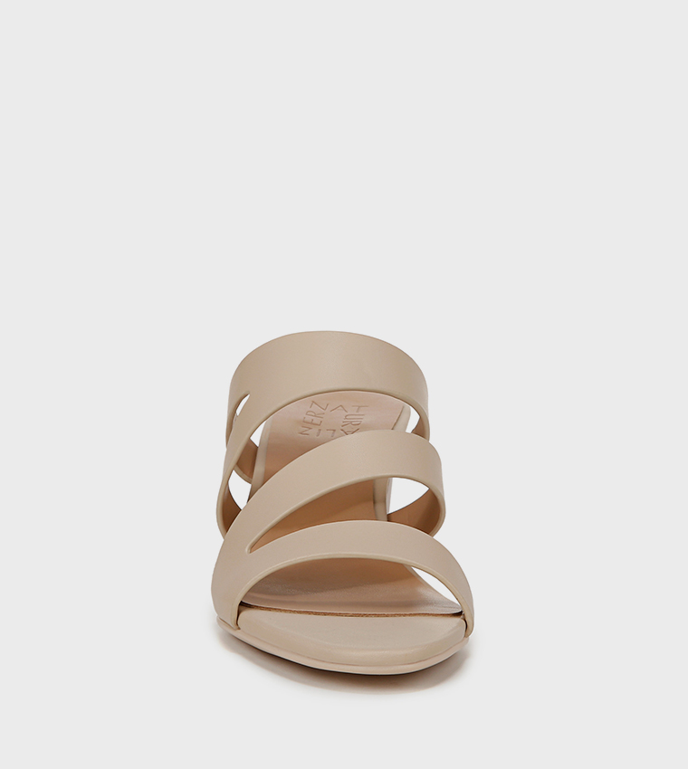 ناتشيراليزر  صنادل كعب عالي - حنطي Block Heels