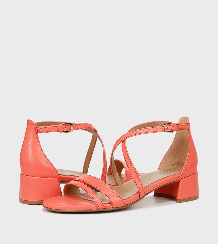 JUNE Strappy Block Heel Sandals