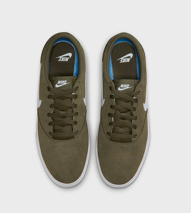 CHARGE Suede Lace-Up Sneakers