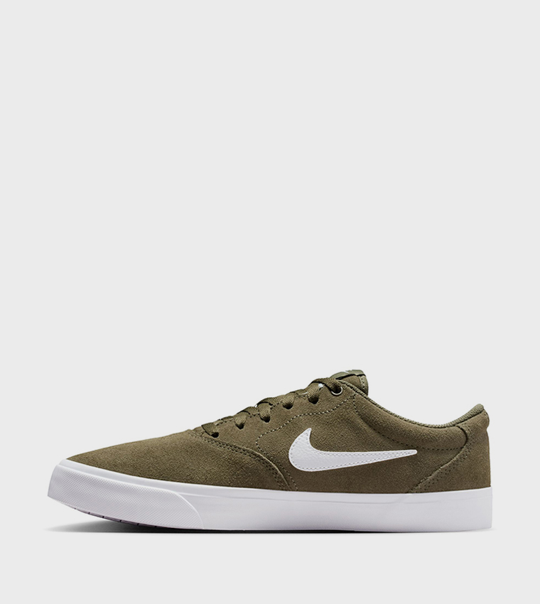 CHARGE Suede Lace-Up Sneakers