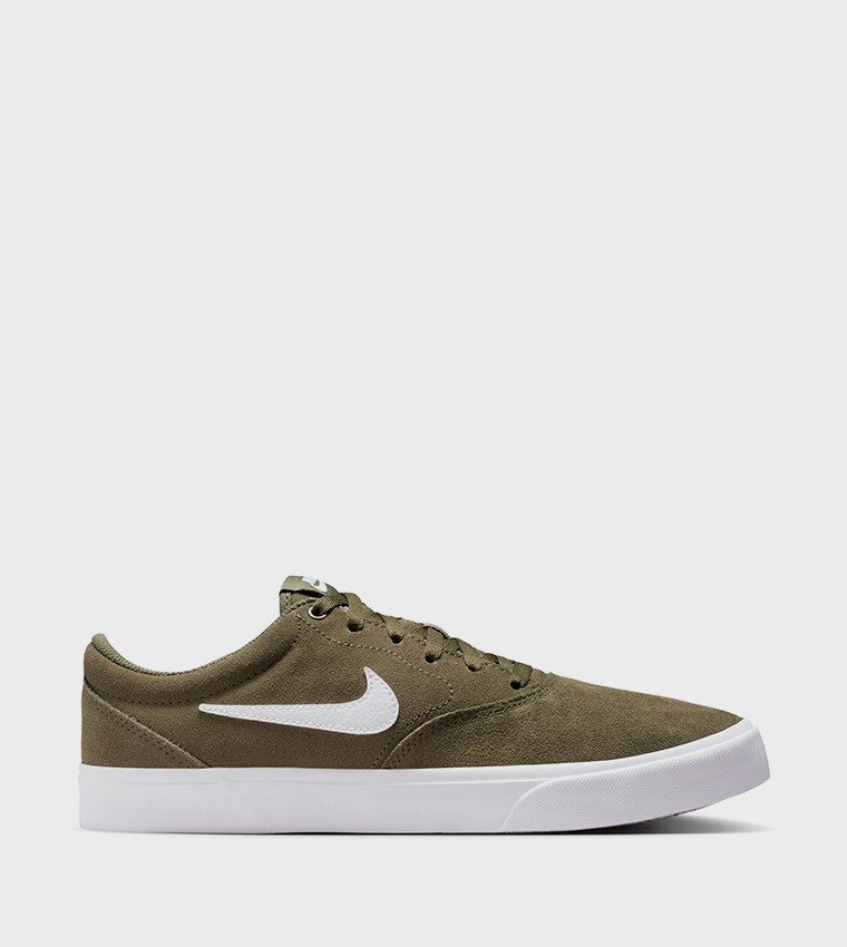 CHARGE Suede Lace-Up Sneakers
