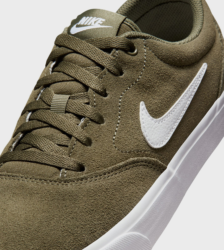 CHARGE Suede Lace-Up Sneakers