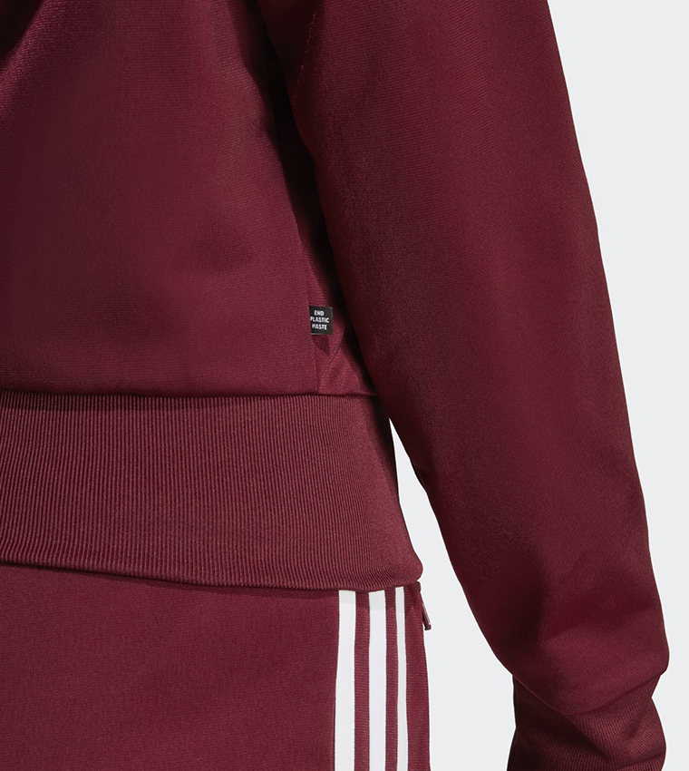 جاكيت مخطط بأكمام طويلة 