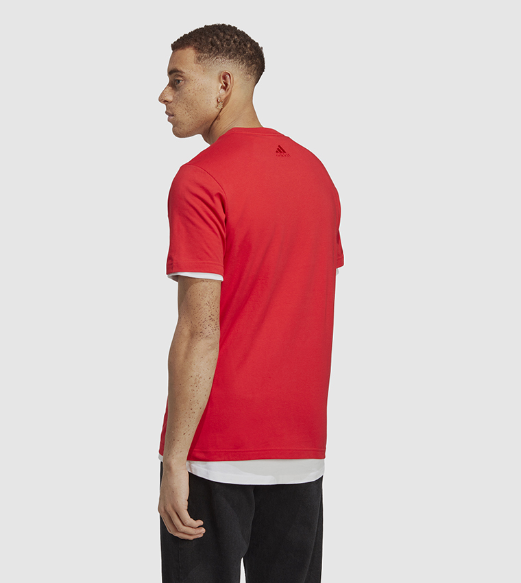 Logo Detail Crew Neck Athleisure T-Shirt