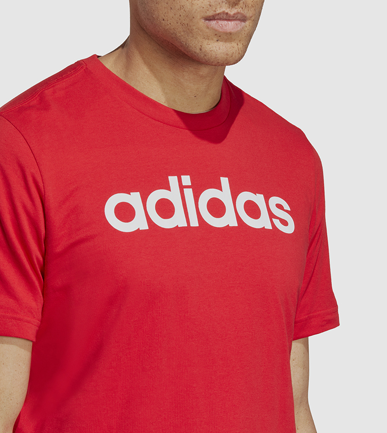Logo Detail Crew Neck Athleisure T-Shirt